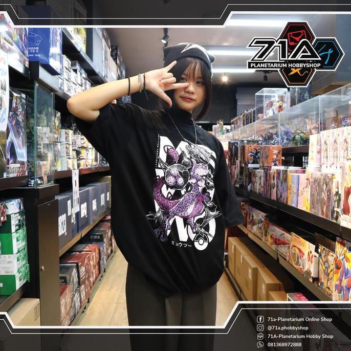 TSHIRT / KAOS MEWTWO ARMOR SCRIBBLE