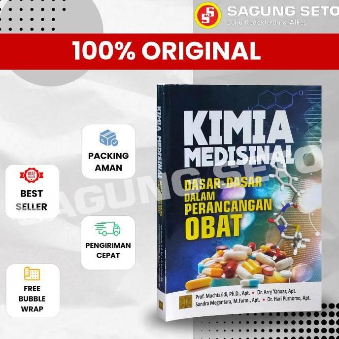 BEBAS ONGKIR - BUKU KIMIA MEDISINAL - DASAR-DASAR DALAM PERANCANGAN OBAT - MUCHTARIDI