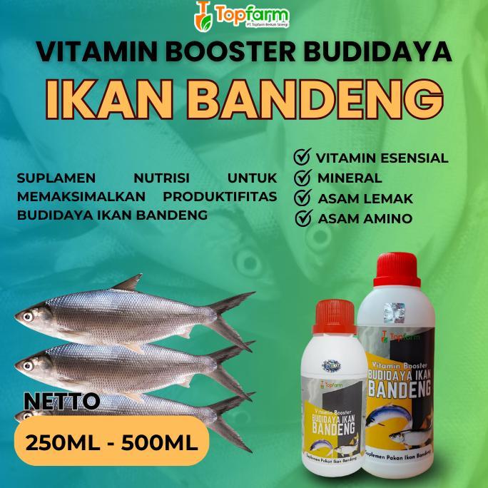 Vitamin Ikan Bandeng 250ML-500ML/ Vitamin Ternak Ikan Bandeng/ Vitamin Ikan Bandeng Cepat Besar/ Vit