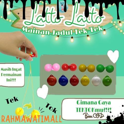 Termurah Lato Lato Tek Tok/Latto Latto/Mainan Nostalgia Jadul Lato Lato /Lato Lato Mainan Anak Tradi