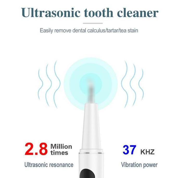 Airuidu M08/09 Alat Pembersih Karang Gigi&Sikat Gigi Elektrikpembersihan Kerak Ultrasonik Sakelar Se