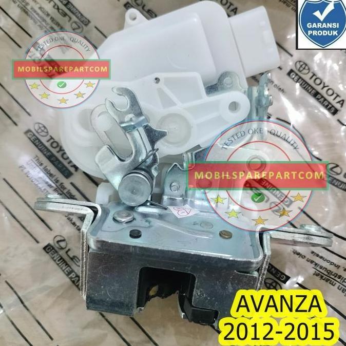 N Door Lock Pintu Bagasi Belakang Toyota All New Avanza 2012 2013 2014 2015