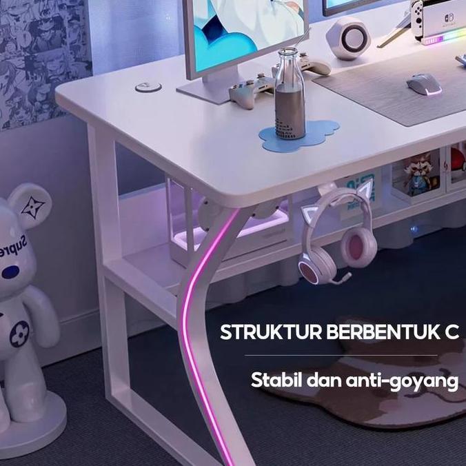 Gtgaming Meja Komputer / Meja Gaming / Meja Komputer Serat Karbon/ Meja Komputer 120Cm / Meja Komput