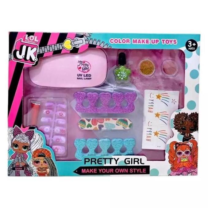 Mainan Anak Perempuan Manicure Kuku Kutek Boneka