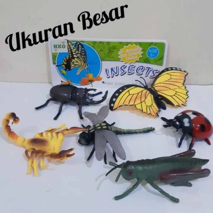 Mainan Anak Figure Binatang Serangga Insect World