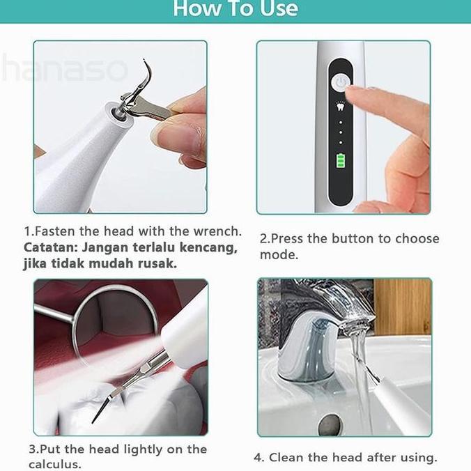 Alat Pembersih Perontok Karang Gigi Ultrasonic Dental Scalling Remover Kualitas Terbaik Harga Termur