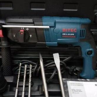 Mesin Bor Beton Sds Plus Bitec Hm2-30Dfr Hammer Drill Hm 2 - 30 Dfr