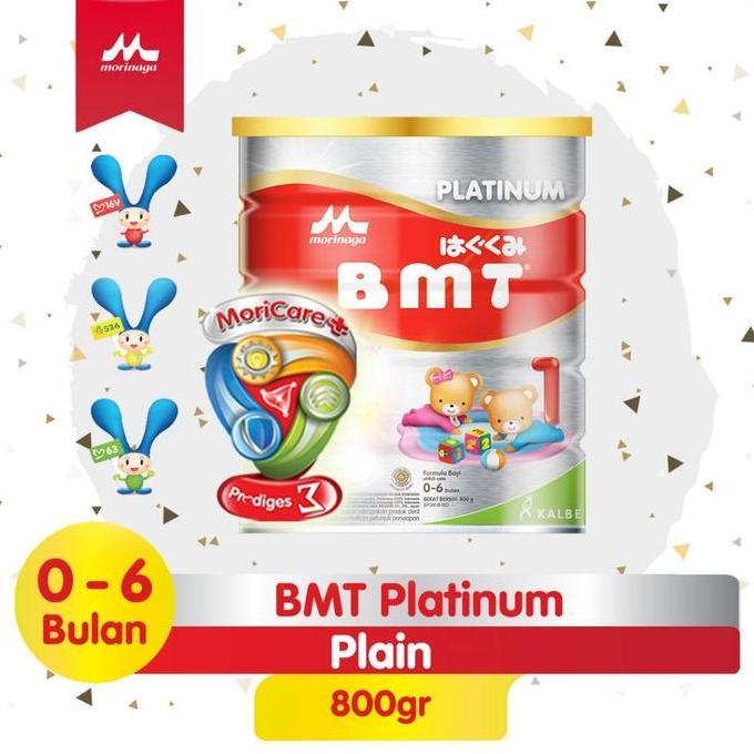 Terlaris Morinaga Bmt Platinum 800Gr - Bmt Susu Formula Usia 0-6 Bulan 800 Gr