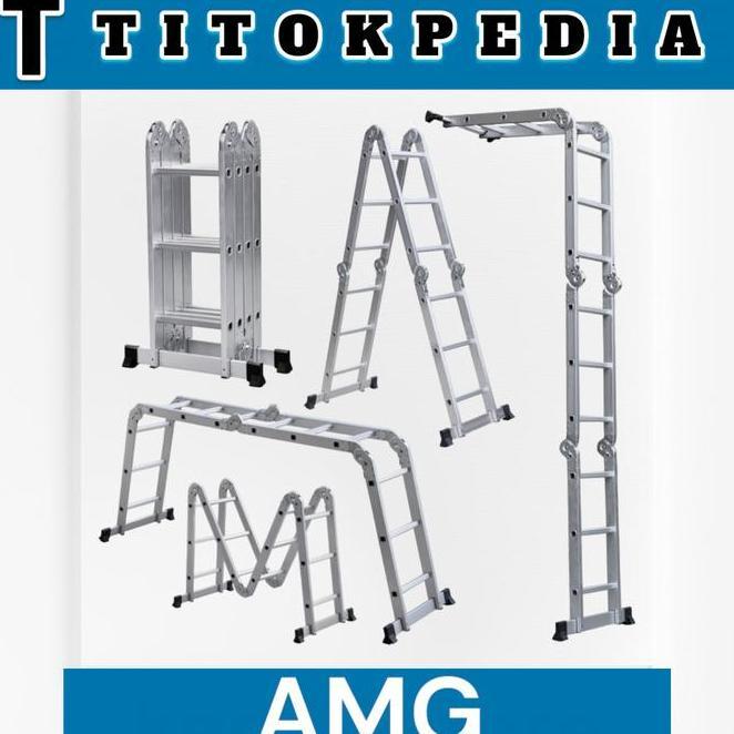 Tangga Multifungsi 3,7 Meter / Tangga Multipurpose Aluminium 3.7Meter