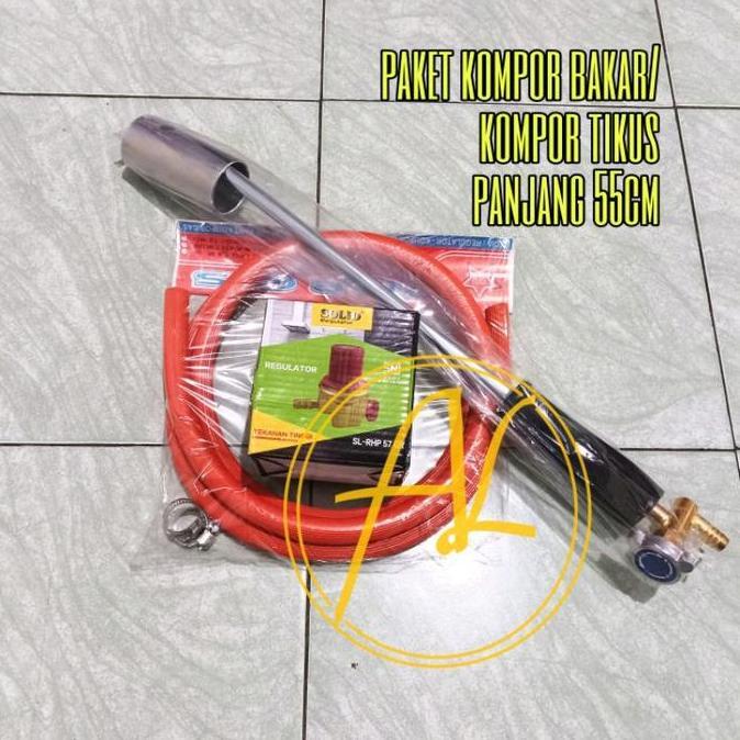 Satu Set Kompor Bakar 55Cm Kompor Tikus / Kompor Blower