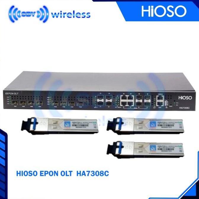 PAKET HIOSO HA7308C With SFP 7DB  PX20+++ HSGQ