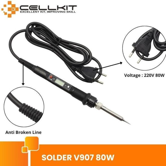 Cellkit Solder Digital Adjustable Temperature - Solder Digital V907 80W