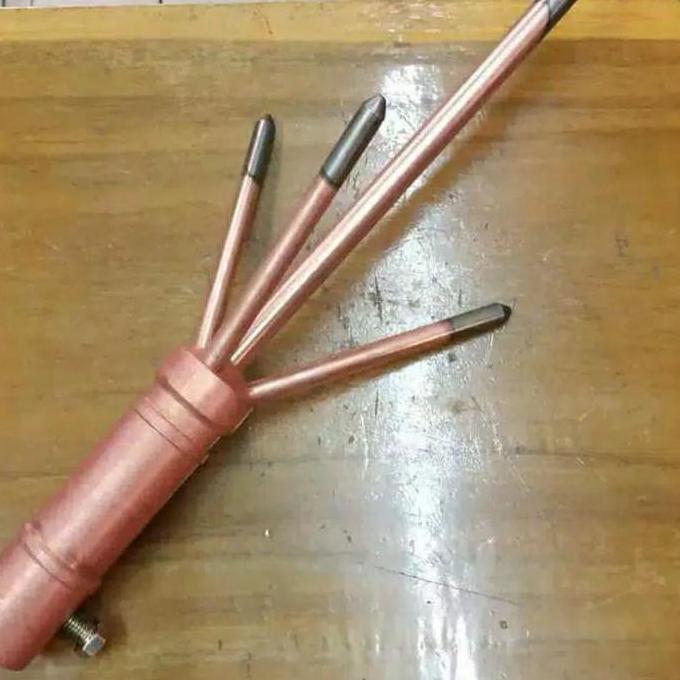 Penangkal Petir Trisula Lengkap Tiang Penangkal Petir Trisula