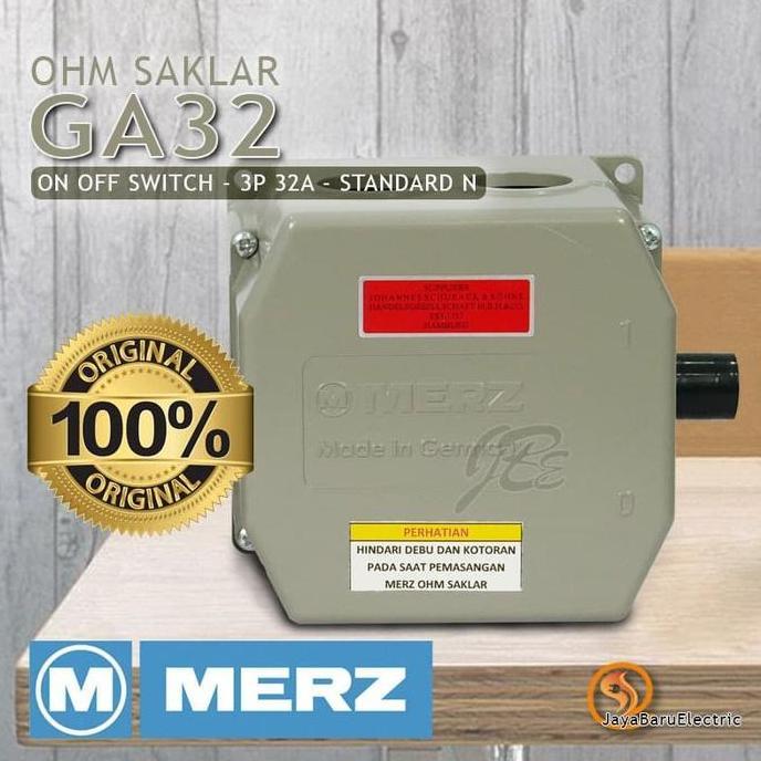 Ohm Saklar / Cam Switch / ON OFF Switch Merz 3P 32A GA32