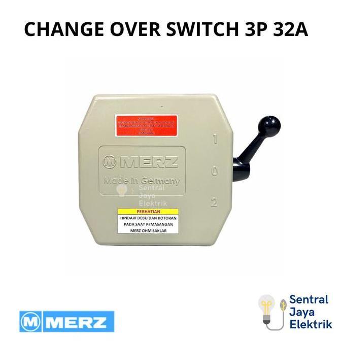 COS / CHANGE OVER SWITCH / OHM SAKLAR 3 POLE 32A MERZ GZ 3P 32A