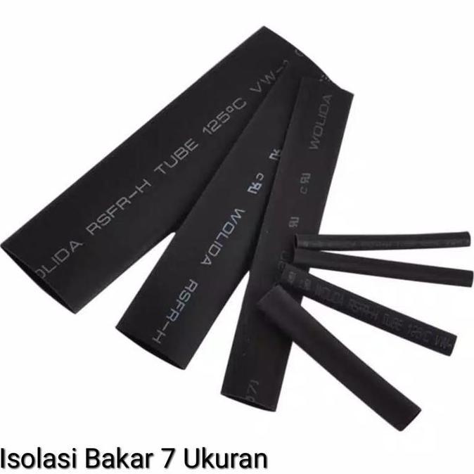 Isolasi Bakar 127 heat Isolasi Bakar 7 size Untuk Kabel Listrik