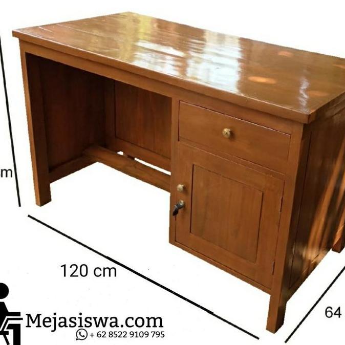 Terlaris Meja Guru Kayu Jati | Meja Guru Setengah Biro
