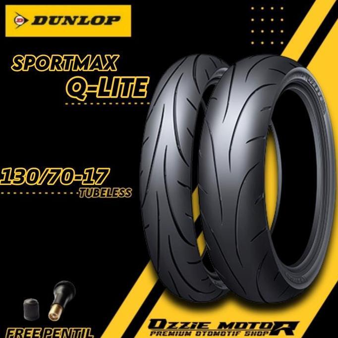 ZAPAFIRT56 - BAN DUNLOP Q-LITE SPORTMAX RING 17 TUBELESS 100/80 110/70 120/70 130/70 140/70 150/60