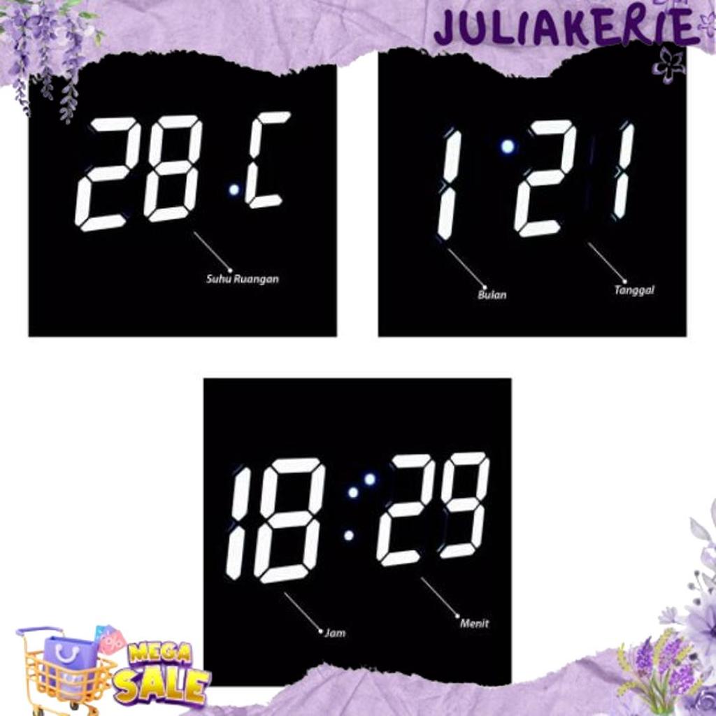 Unik O'Clock Jam Meja Digital Dinding Clock Waker Alarm