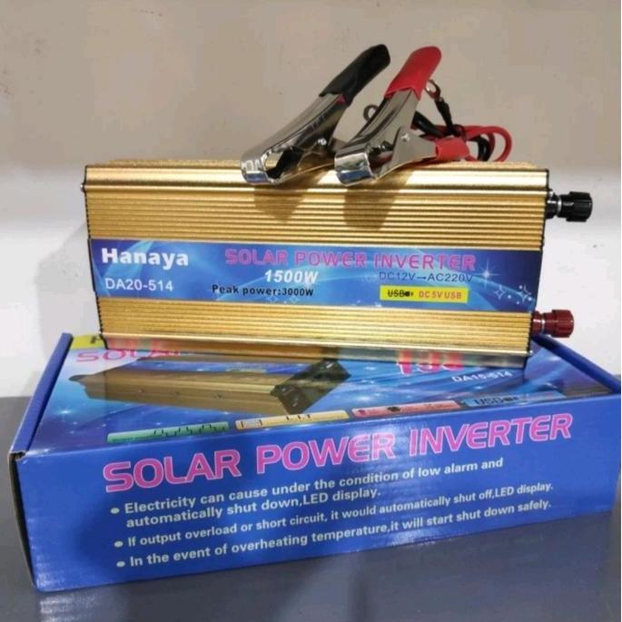 Promo Power Inverter 1500 Watt 12v/ Inverter 1500watt Hanaya