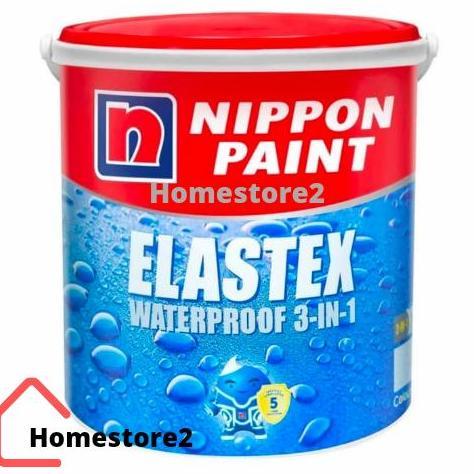 Cat Tembok Anti Bocor / Waterproofing Nimppon Elastex 4kg Grey abu-abu