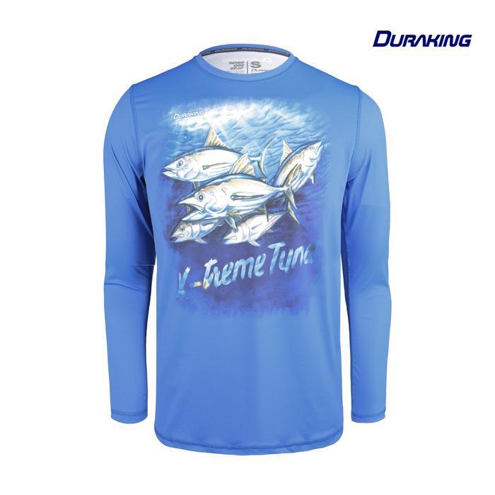 Duraking Jersey Mancing Tuna X-Treme Game Blue New Best Quality 100% Original