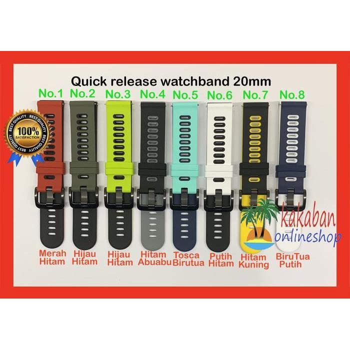 Tali Jam Garmin Forerunner 245/645 ,Vivoactive Quick Release 20Mm New Best Quality 100% Original