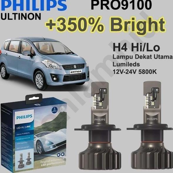 Lampu Mobil LED Suzuki Ertiga Philips ULTINON PRO9000 H4 (Pro 9000)