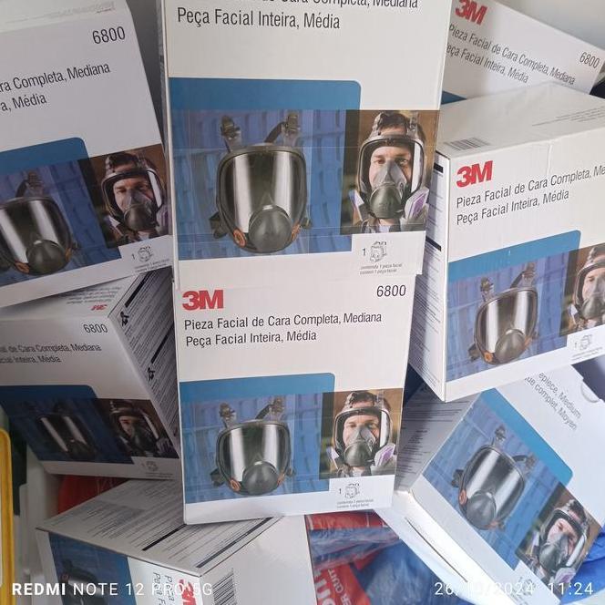 3M Masker Full Face Respirator 6800 Original