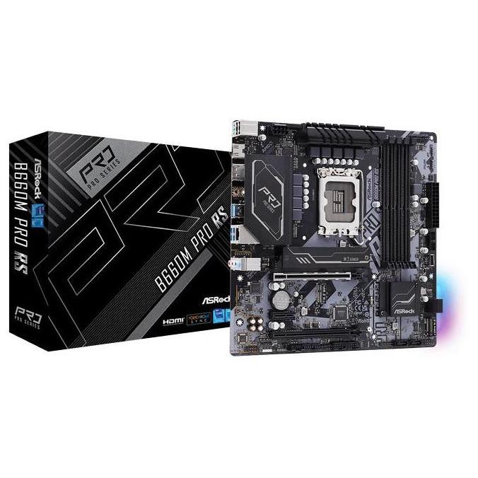 Asrock B660M Pro Rs Intel B660 Lga 1700 Micro Atx Motherboard