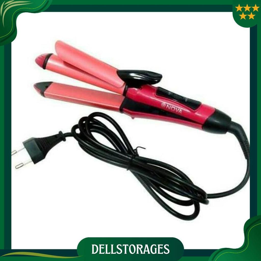 Catok Nova Mini 2In1 Type Nhc - 2009 - Catokan Pelurus Keriting Rambut E Gratis Ongkir