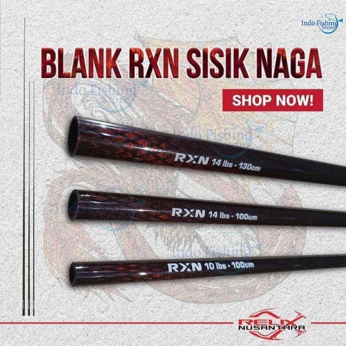 NEW Blank Joran SISIK NAGA Relix Nusantara Top Section (ujung joran kosongan)