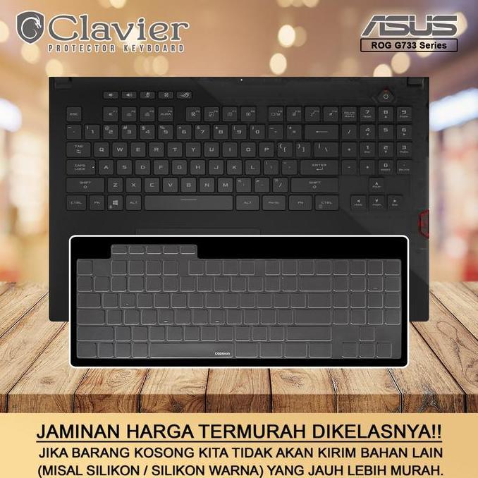 TERBARU - Keyboard Protector Cover Asus ROG G733 G733Q G733QR G733QS Tpu Cooskin