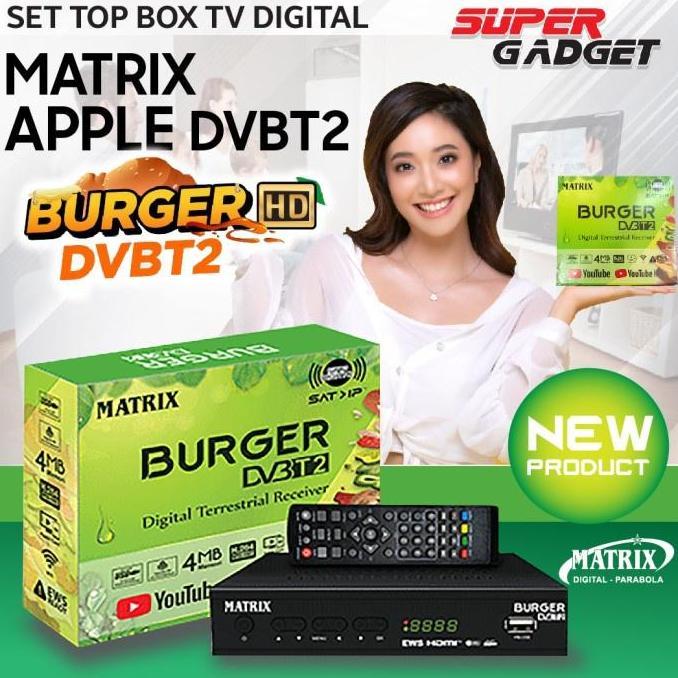 New- Set Top Box TV Digital DVB T2 Matrix ORIGINAL