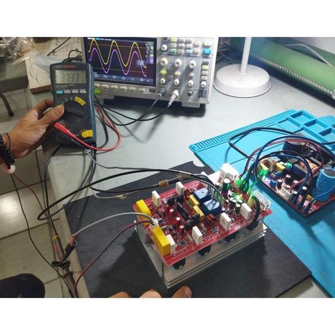Kit Power Amplifier Stereo Aktif Ampster Sc2 Sc-2 Sc 2 2X200W 400Watt Kualitas Terbaik Harga Termura