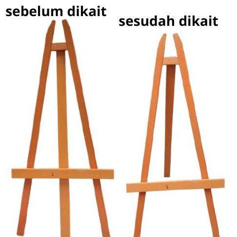 1 Set Whiteboard Standing 50X70 Cm - Stand / Penyangga Papan Tulis Free Spidol Penghapus Kualitas Te