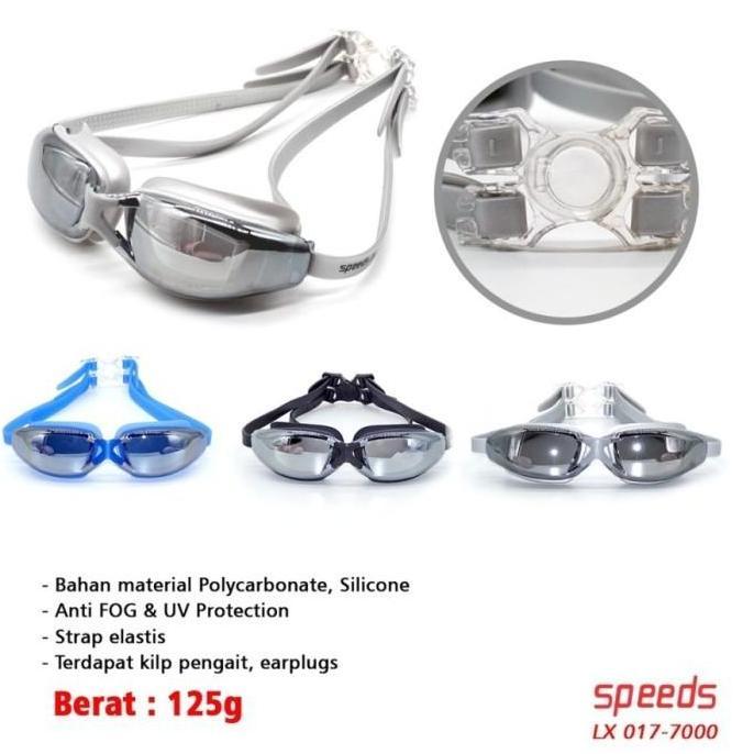 Diskon Kacamata Renang Speeds Lx 017 7000 Antifog & Uv Protection