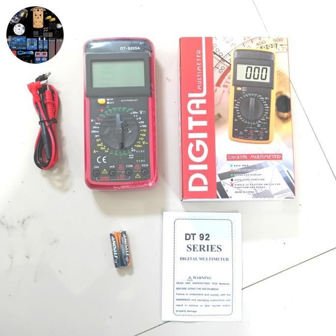 MULTI METER NEW INCLUDE BATRE TINGGAL PAKAI  DT9205A-3 DT9205A DT-9205A DT 9205 DigitalMultimeter hF
