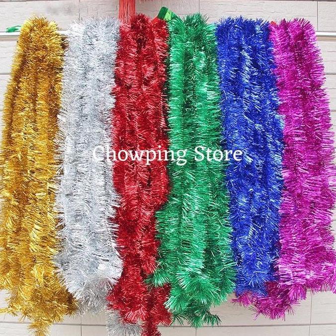 #####] Slinger / Tinsel / Slinger Natal / Hiasan Natal Slinger GOLD