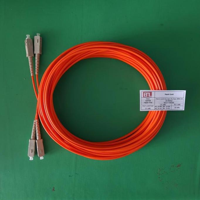 Patch Cord SC/UPC-SC/UPC 10 Meter MM DX