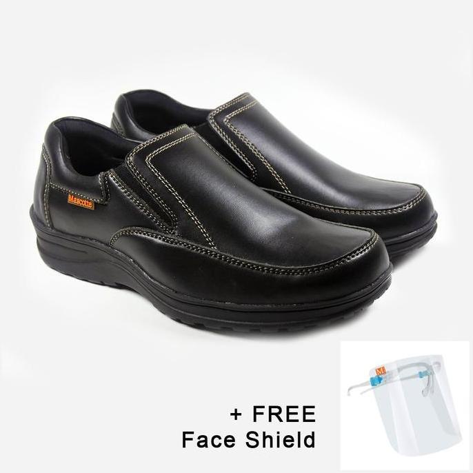 Mascotte Adriano | Sepatu Formal Pria 991 062 -[Hitam] Karet Shoes