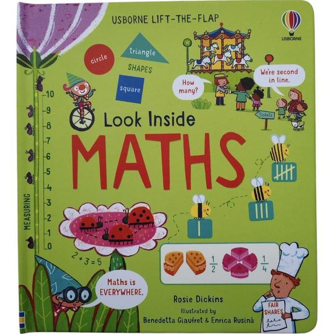 Look Inside Maths Usborne English Book