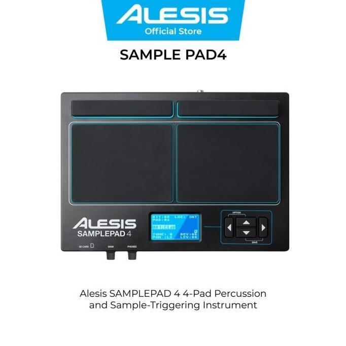 ALESIS SAMPLEPAD 4 4 PAD PERCUSSION AND SAMPLE TRIGGERING INSTRUMENT ORIGINAL DAN TERPERCAYA