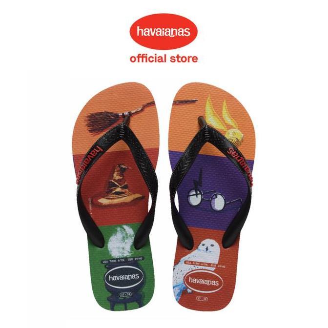 [Online Exclusive] Havaianas 1069 - Harry Potter Black/Black - Sandal Pria