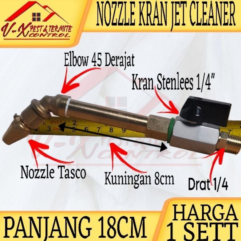 Kran Steam Jet Cleaner Nozzle Tasco 12/18 Cm