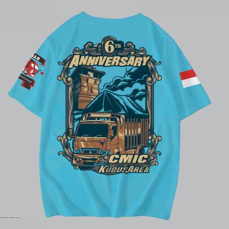 Kaos Truck Cmic Anniversary Kudus 6Th Original Kaos Truck Mania Kaos Distro Truck Mania Cmic Indones