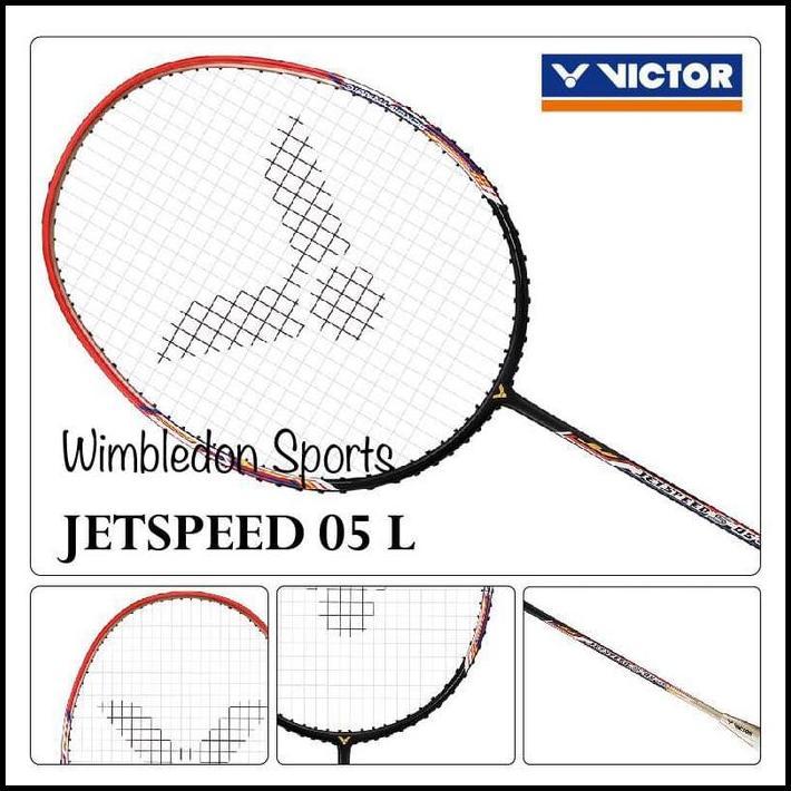 NEW Raket Victor Jetspeed S 05 Light / Raket Badminton Victor JS 05L best seller