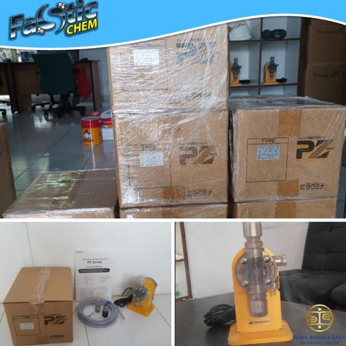 Pompa Dosing Kimia Tacmina Pz-30 Vtcf Original