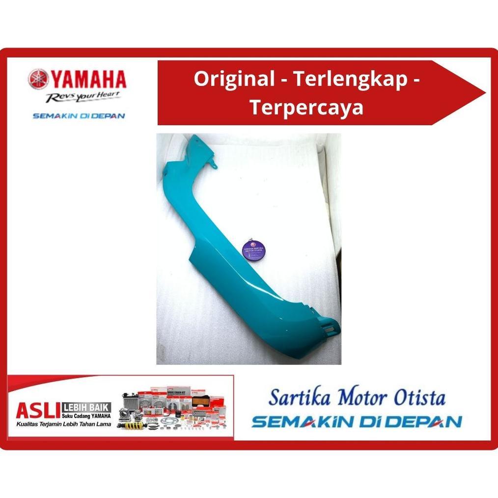 Original Mole Side Cover 1 & 2 / Cover Mole Sayap Sirip Bawah Hijau Tosca Yamaha Fazzio