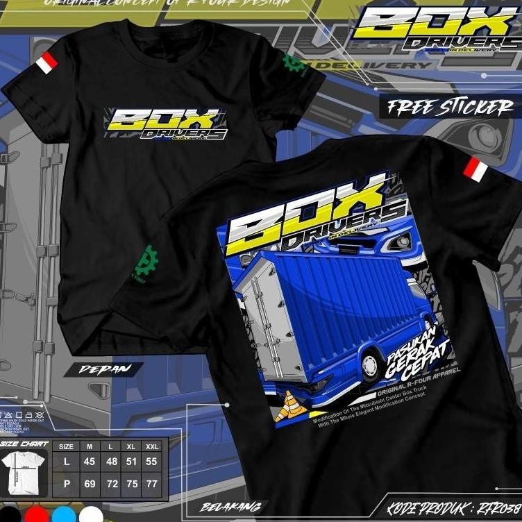 Kaos Truk Box Kaos Truk Kaos Truk Oleng Kaos Driver Muda Kaos Truk Canter